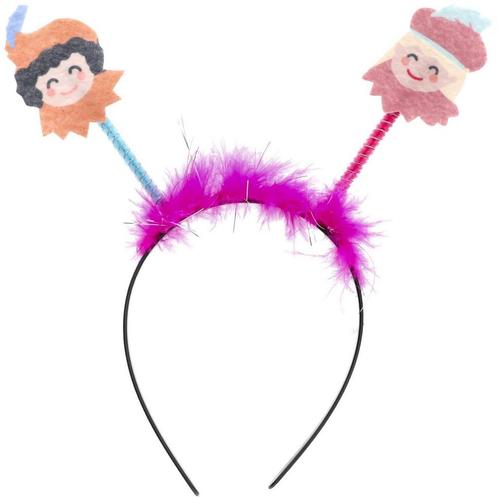 Tiara met twee Pietjes, Kleding | Dames, Carnavalskleding en Feestkleding, Nieuw, Ophalen of Verzenden