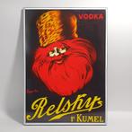 emaille bord Relsky Vodka 1e Kumel, Verzamelen, Merken en Reclamevoorwerpen, Nieuw, Verzenden