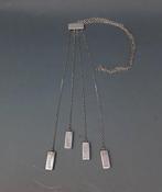 Georg Jensen - Ketting met hanger - Astrid Fog Zilver -