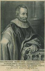 Portrait of Balthasar I Moretus, Antiek en Kunst, Kunst | Etsen en Gravures
