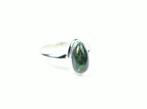 Zwarte Chalama Opal Ring/cabochon/nieuw- 2.86 g - (1)