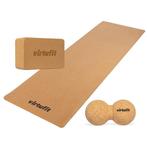 VirtuFit Premium Kurk Yoga Kit - 3-Delig - Ecologisch, Verzenden, Nieuw