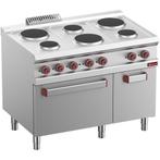 Elektrisch Fornuis Met 6 Ronde Platen, Elektrische Oven GN 2, Ophalen of Verzenden, Nieuw in verpakking