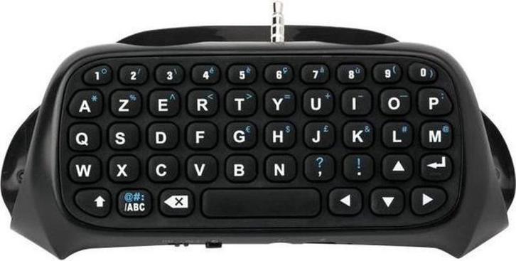 Under Control Wireless AZERTY Keyboard for PS4-Zwart, Computers en Software, Toetsenborden, Zo goed als nieuw, Ophalen of Verzenden
