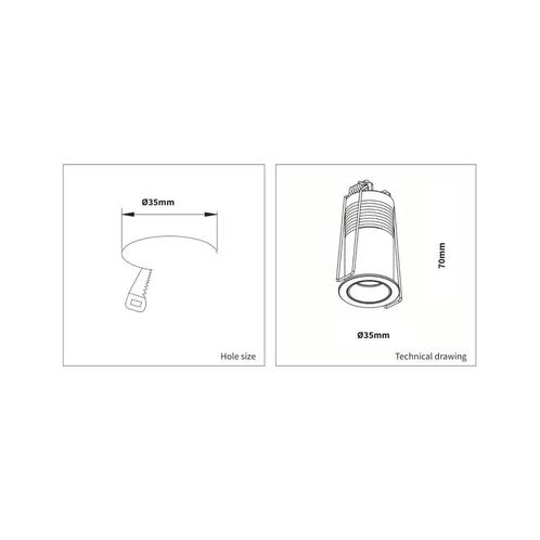 BWS Inbouwspot LED Lucina, Doe-het-zelf en Verbouw, Sanitair, Ophalen of Verzenden