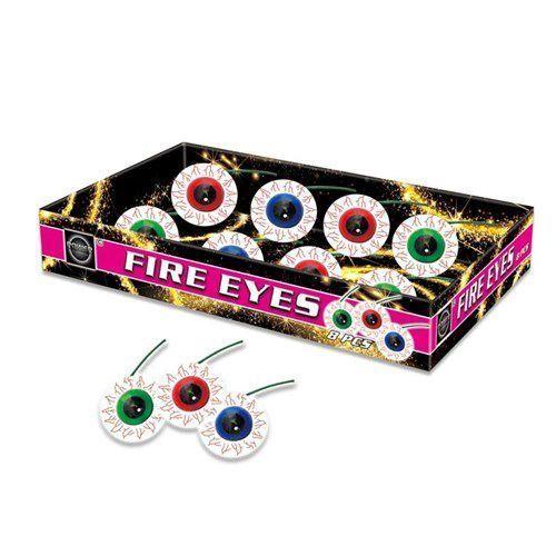 Fire eyes 8 stuks, Hobby en Vrije tijd, Feestartikelen, Feestartikel, Nieuw, Verzenden