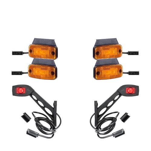 SET-201 | 2x Breedtelampen + 4x Markeringslamp Oranje, Auto-onderdelen, Verlichting, Nieuw, Ophalen of Verzenden