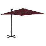 vidaXL Zweefparasol met aluminium paal 250x250 cm, Tuin en Terras, Parasols, Verzenden, Nieuw, 2 tot 3 meter, Zweefparasol