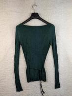 Zara green ribbed knit top, Kleding | Dames, Tops, Verzenden, Nieuw