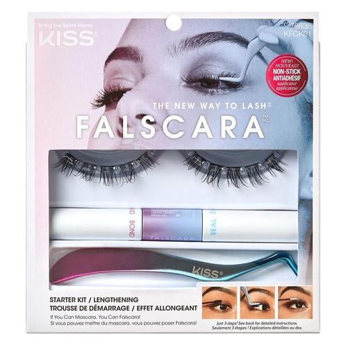 Kiss Falscara 01 Starterkit, Sieraden, Tassen en Uiterlijk, Uiterlijk | Cosmetica en Make-up, Nieuw, Verzenden