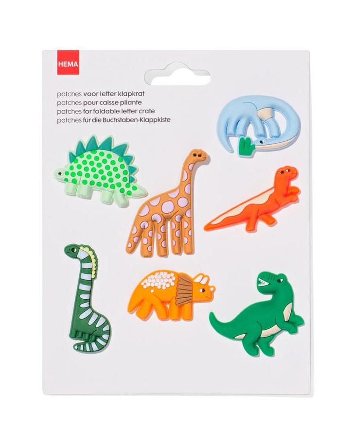 HEMA Patches letter klapkrat dino, Huis en Inrichting, Kasten | Overige, Nieuw, Verzenden