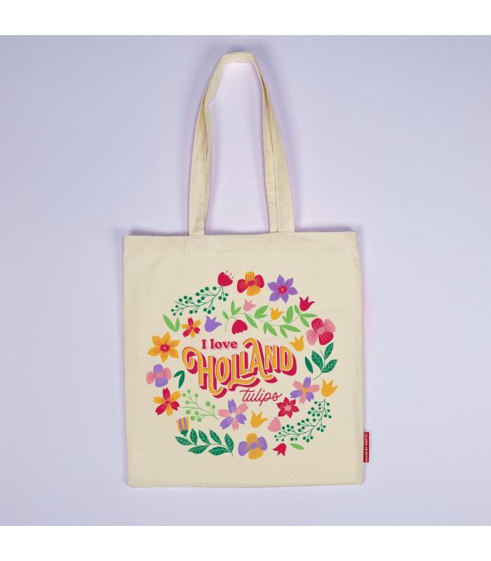 Tas katoen Love tulips Holland, Kleding | Heren, Schoenen, Nieuw, Ophalen of Verzenden