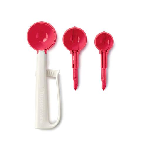 Tupperware Click & Scoop, Huis en Inrichting, Keuken | Tupperware, Wit, Rood, Nieuw, Ophalen of Verzenden