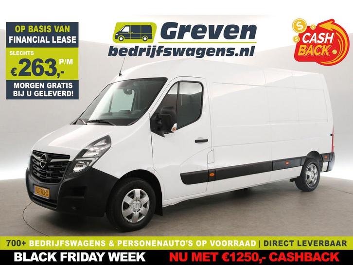 Opel Movano 2.3 Turbo L3H2 | Airco | Camera | Cruise |, Auto's, Bestelauto's, Te koop, Handgeschakeld, Financial lease, Diesel
