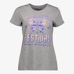 TwoDay dames T-shirt grijs met vlinderopdruk maat XXL, Nieuw, Verzenden