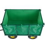 Bolderwagen Transportkar XL max. 544kg - groen, Tuin en Terras, Nieuw, Verzenden