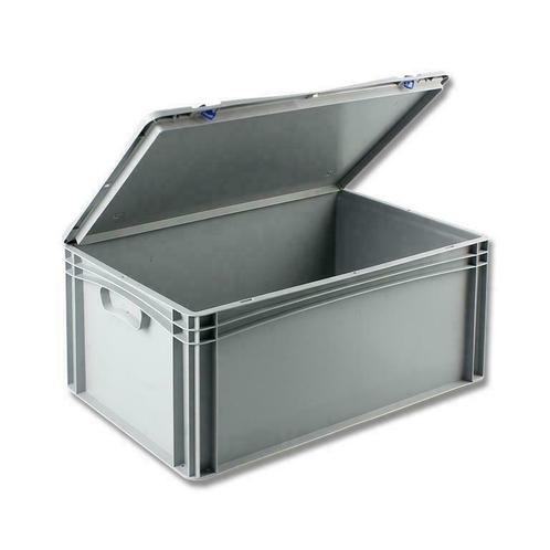 Dekselbak, krat 60 40, plastic doos, stapelbak, opslagbak, Doe-het-zelf en Verbouw, Kratten en Dozen, 50 tot 75 cm, Nieuw, Bak of Kist