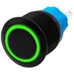 ProRide Metalen Pulsschakelaar 12V OFF-(ON) - 22mm -, Verzenden, Nieuw
