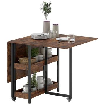 TRUUSK Eettafel Opvouwbaar Keukentafel Voor 2-4 Personen Met beschikbaar voor biedingen