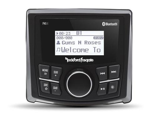 Rockford Marine Radio PMX-1 Bluetooth 1-zone, Watersport en Boten, Bootonderdelen, Ophalen of Verzenden