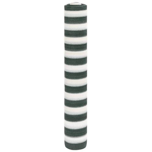 vidaXL Privacynet 75 g/m² 1,8x10 m HDPE groen en wit, Tuin en Terras, Zonneschermen, Nieuw, Verzenden