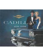 1958 CADILLAC PROGRAMMA BROCHURE ENGELS (USA), Nieuw, Author