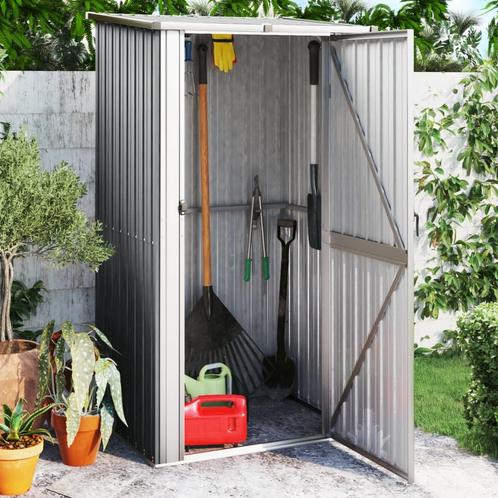vidaXL Tuinschuur 118,5x97x209,5 cm gegalvaniseerd staal, Tuin en Terras, Tuinhuizen, Nieuw, Verzenden