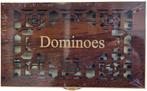 Domino Dubbel 6 – Extra Dikke Stenen in Stijlvolle MDF Kist, Hobby en Vrije tijd, Gezelschapsspellen | Bordspellen, Verzenden