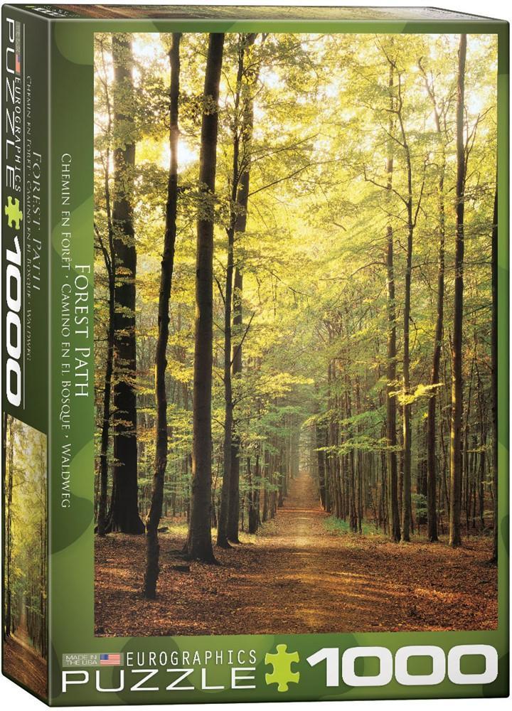 Forest Path Puzzel (1000 stukjes) | Eurographics - Puzzels, Hobby en Vrije tijd, Denksport en Puzzels, Nieuw, Verzenden
