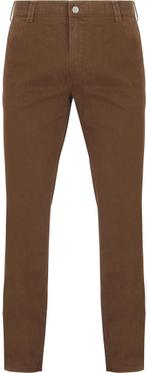 Meyer Chino Bonn Twill Bruin maat 52 Heren, Maat 52/54 (L), Bruin, Verzenden, Meyer