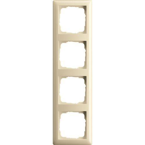 GIRA Standard 55 Afdekraam 4 voudig Crème wit 021401, Doe-het-zelf en Verbouw, Elektra en Kabels, Nieuw, Ophalen of Verzenden
