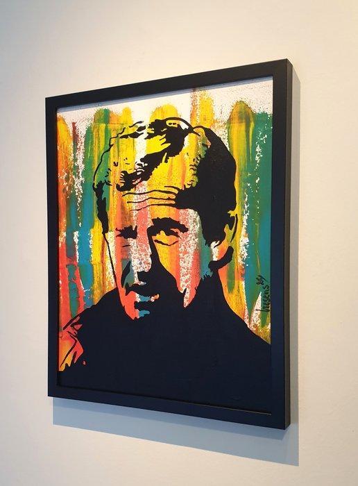 Liesens - Jean Paul Belmondo (On Canvas handpainted), Antiek en Kunst, Kunst | Schilderijen | Modern