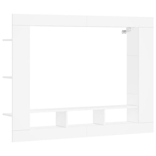 Tv-meubel wit 152cm | Retourdeal | Wandmontage | 47% Korting, Huis en Inrichting, Kasten | Televisiemeubels, Minder dan 25 cm