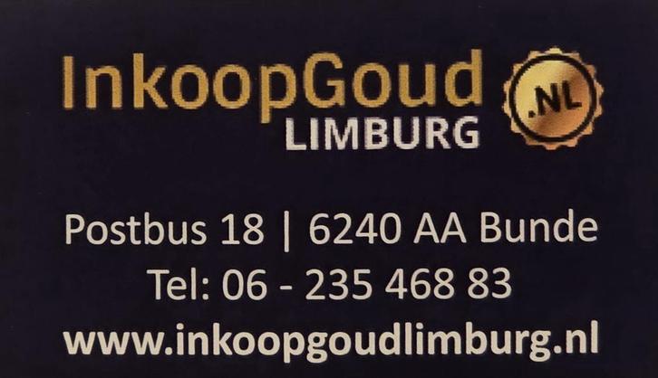 GOUD Verkopen Inkoop Goud Wisselkantoor Limburg, Postzegels en Munten, Edelmetalen en Baren, Goud, Verzenden
