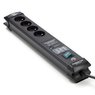 Penaarde stekkerdoos met overspanningsbeveiliging |, Doe-het-zelf en Verbouw, Elektra en Kabels, Nieuw, Verzenden