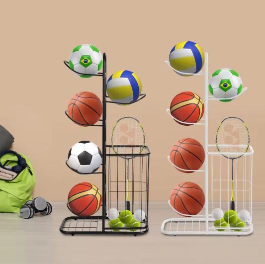 5-laags Sport Opbergrek – Vrijstaande Balhouder Organizer, Huis en Inrichting, Kasten | Boekenkasten, Nieuw, Verzenden