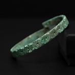 Viking periode Brons Armband met een prachtige geometrische, Antiek en Kunst