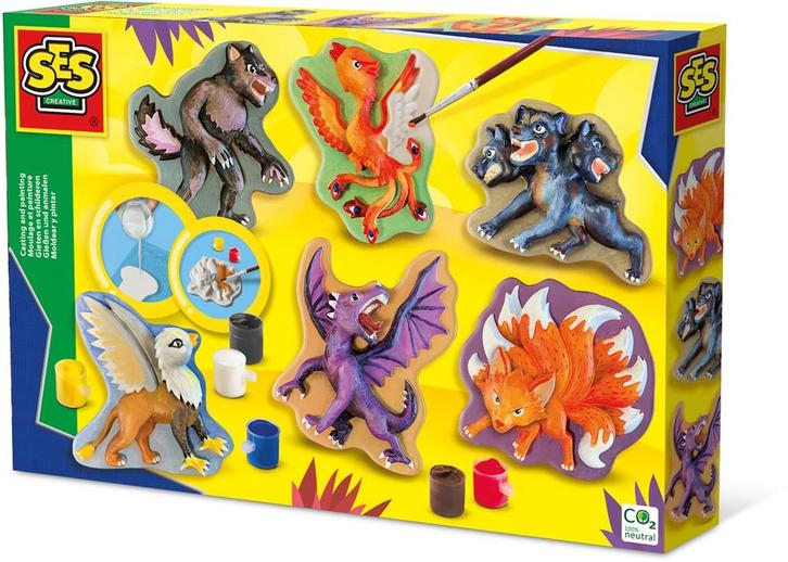 SES - Gieten en Schilderen Mythische Wezens | SES Creative -, Hobby en Vrije tijd, Knutselen, Nieuw, Verzenden