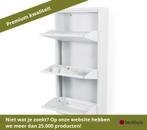 Spinder Billy 3 schoenenkast Staal met poedercoating - Wit, Tuin en Terras, Tuinsets en Loungesets, Ophalen of Verzenden, Nieuw