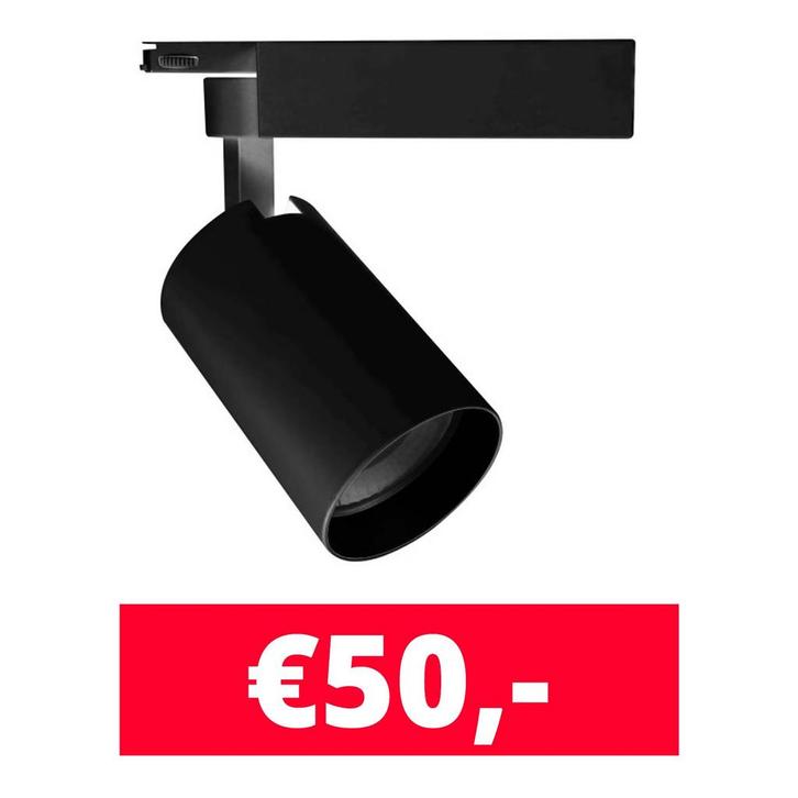 LED Railverlichting ANGEL Zwart 3500K, Zakelijke goederen, Kantoor en Winkelinrichting | Winkel en Inventaris