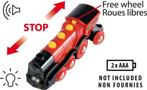 BRIO Rode locomotief op batterijen - 33592, Ophalen of Verzenden, Nieuw