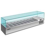 Opzet koelvitrine - 1/3 GN - VRX 2000 cm, Verzenden, Nieuw in verpakking, Koelen en Vriezen