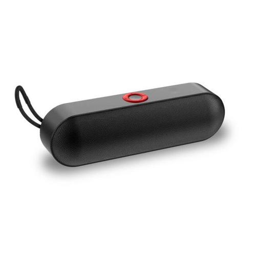 Draagbare bluetooth speaker - zwart - compact 19 cm, Audio, Tv en Foto, Luidsprekers, Verzenden