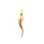 Gouden hanger van een Italiaanse peper (kettinghanger), Ophalen of Verzenden, Gebruikt, Goud, Overige merken