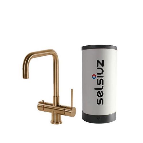 Losse Selsiuz Haaks Gold / Goud kraan, Doe-het-zelf en Verbouw, Sanitair, Kraan, Nieuw, Ophalen of Verzenden