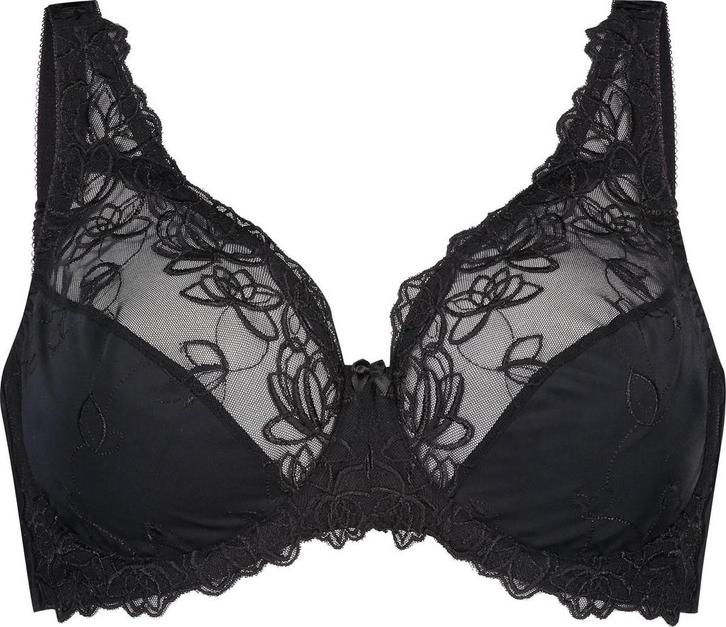 Hunkemöller  - Maat F90 - Niet-voorgevormde BH Diva - zwart, Kleding | Dames, Ondergoed en Lingerie, Verzenden