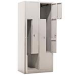 Gebruikte Garderobekasten 4 deuren (cilindersluiting), Huis en Inrichting, Kasten | Lockerkasten, Ophalen of Verzenden, Gebruikt