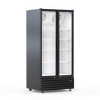 Horeca drank koeling - Glas deur koelkast zwart - 800 L, Zakelijke goederen, Horeca | Keukenapparatuur, Ophalen of Verzenden, Koelen en Vriezen