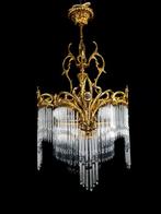 Kroonluchter - Perciosa Art Nuveau-lamp - Kristal, Messing