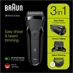 Braun Series 3 300 BT zwart, Verzenden, Zo goed als nieuw